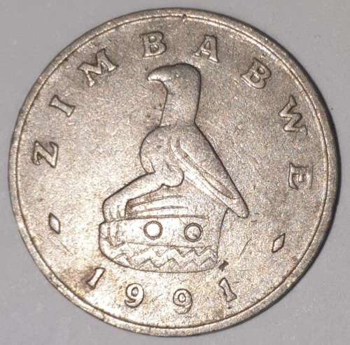 1991 - 5 CENT COIN - ZIMBABWE - (Copper-Nickel)